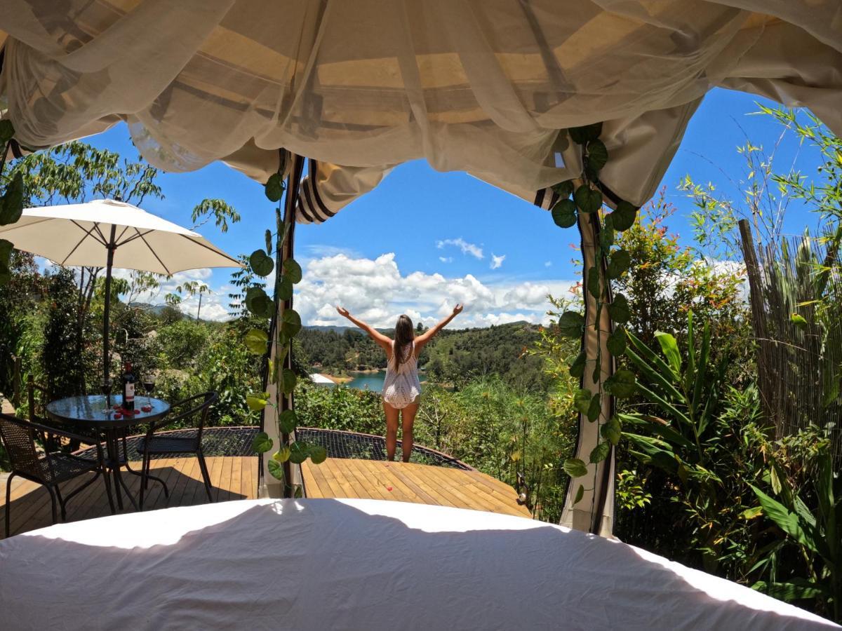 Levit Glamping - Hotel Guatape Penol (Adults Only) ภายนอก รูปภาพ